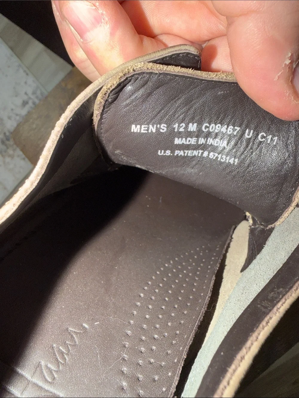 Cole Haan Nike Air Brown Leather Casual Lace-Up Shoes